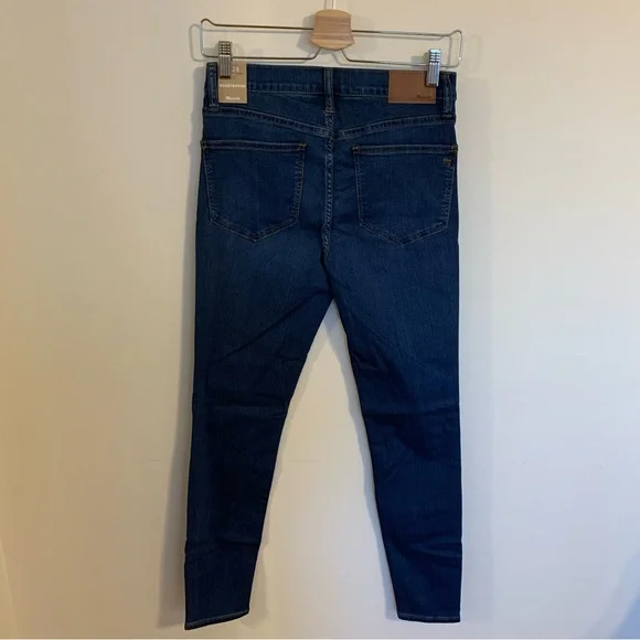 NWT Madewell Roadtripper High Rise Skinny Jeans in Orson Wash, Size 28 - Picture 9 of 12